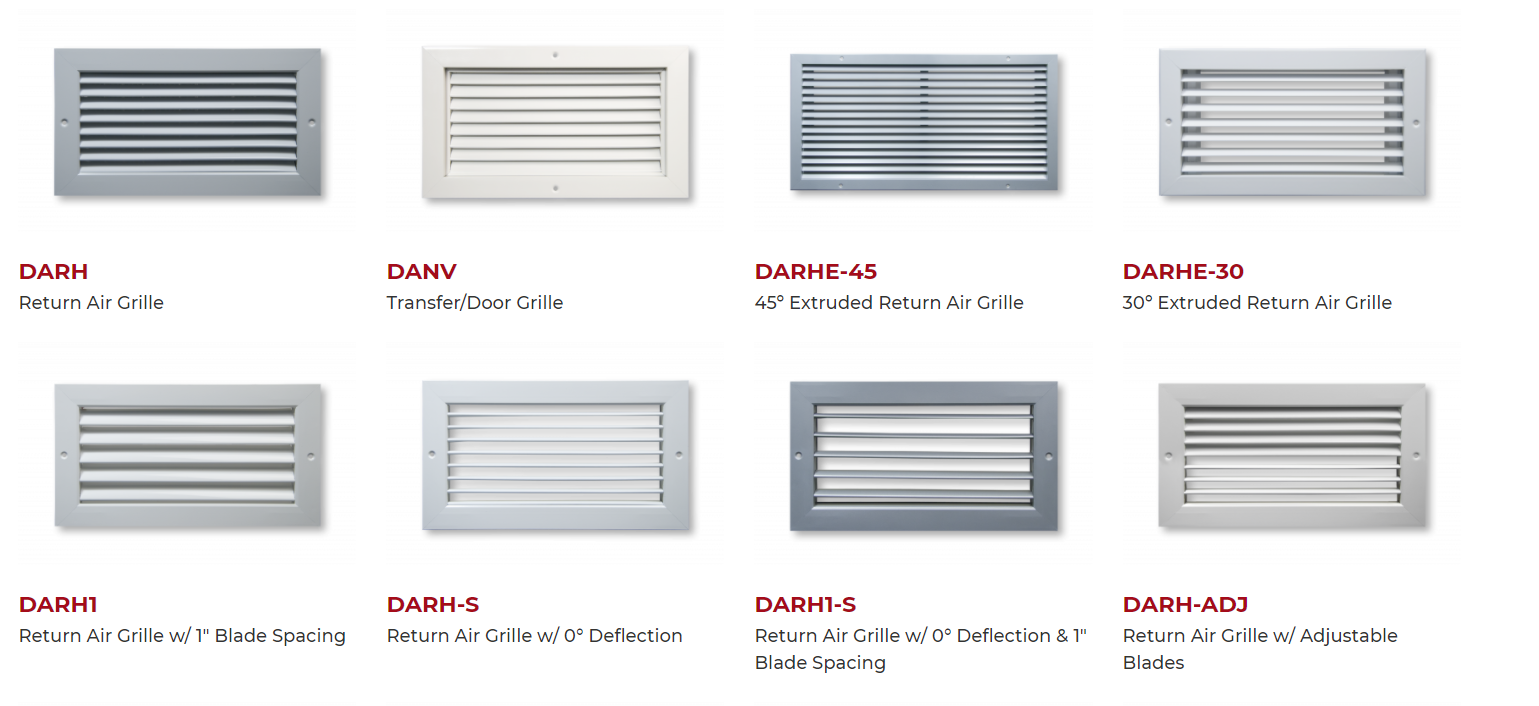 Air Return Grille Products