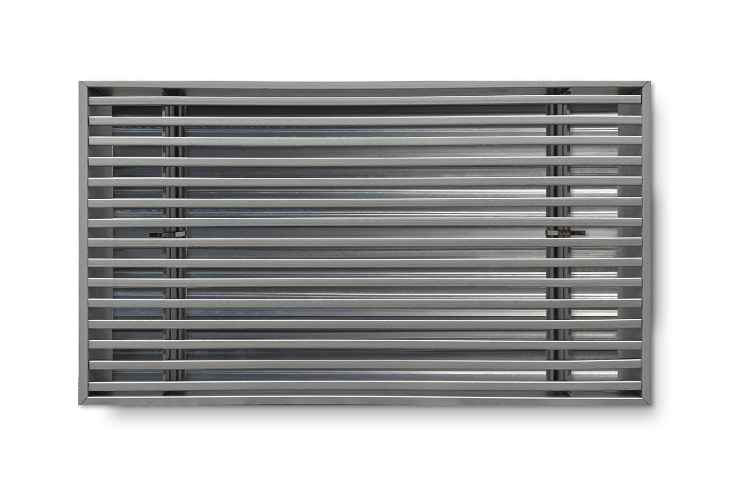 Dayus DABLDRN Bar Linear Register No Flange Removable Core Silver