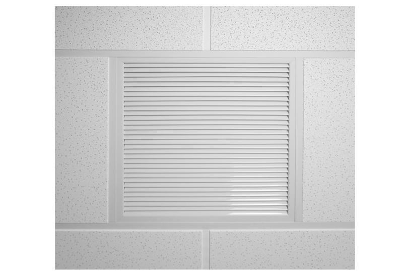 Dayus DARH White Return Grille Horizontal Blades TB Ceiling Mounted