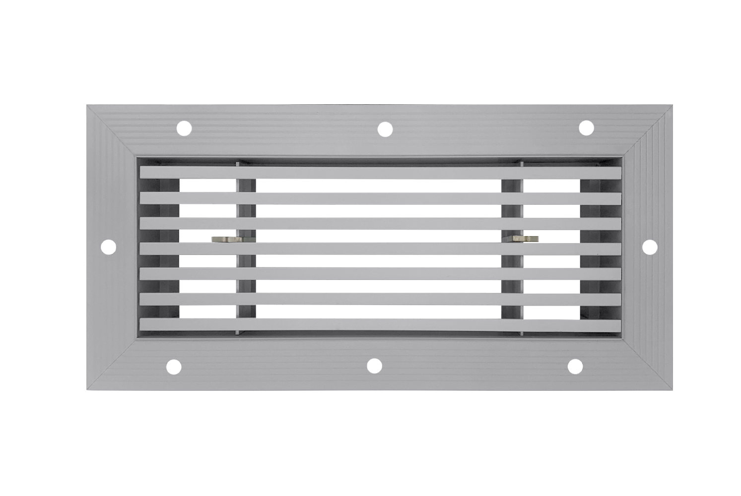 Dayus DABLRJ Removable Core Bar Linear Grille Concealed  Flange Silver