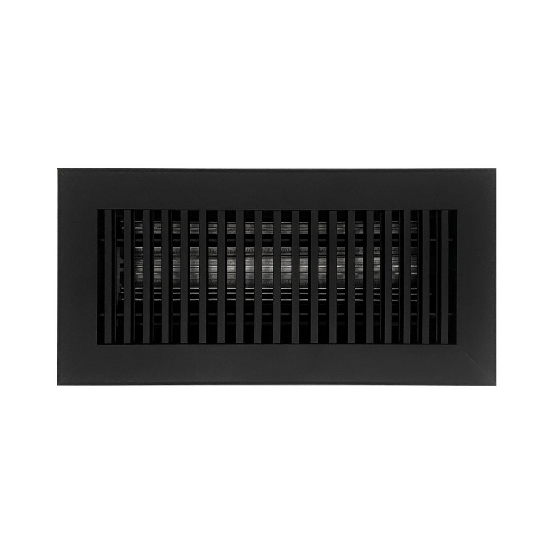 Dayus DAFD Flat Black Floor Bar Linear Register Opposed Blade Damper