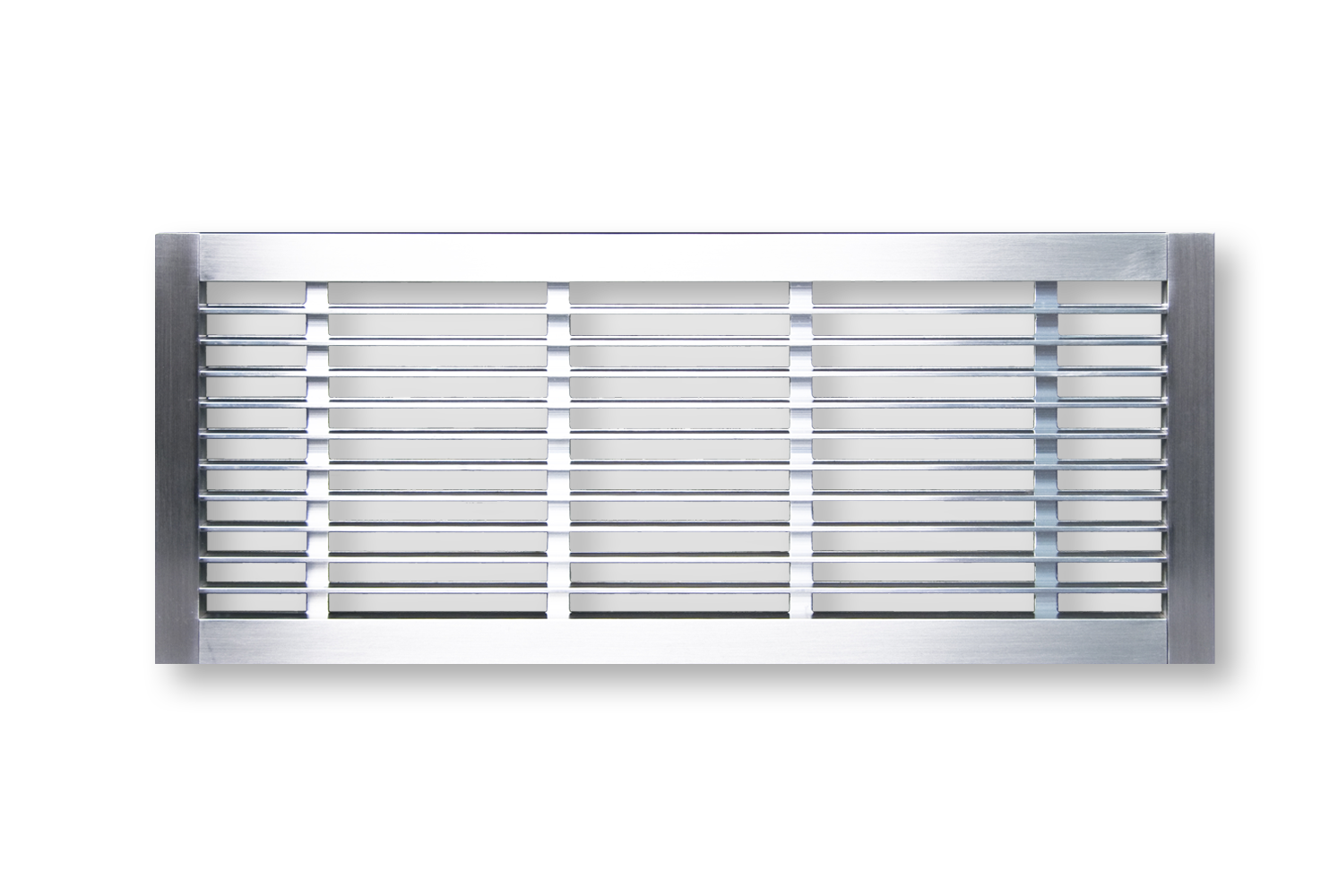 Dayus DABLS Mill Shallow Bar Linear Grille Front View 6"