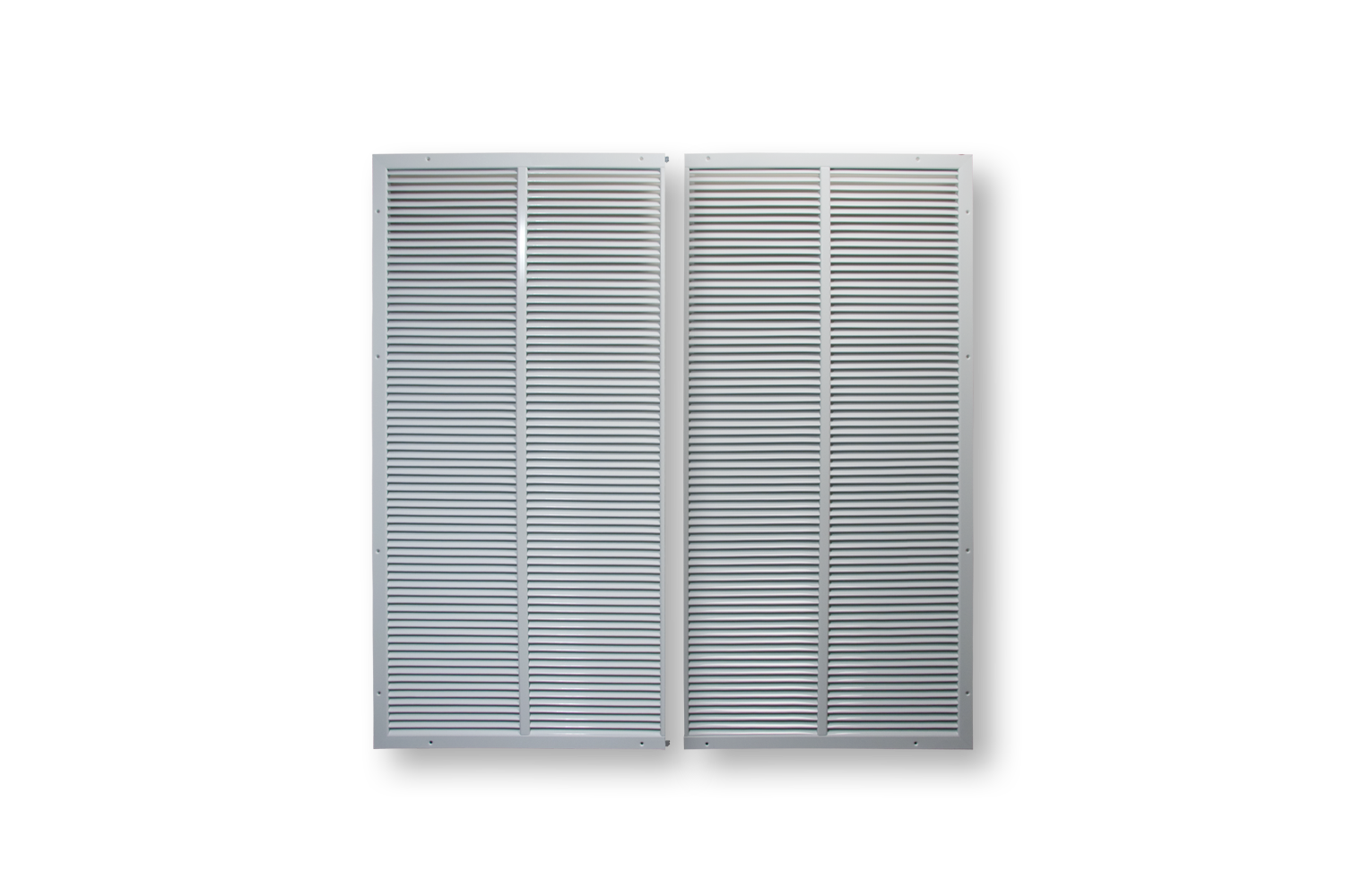 Dayus DARH Silver Return Grille Horizontal Blades Two Piece Construction