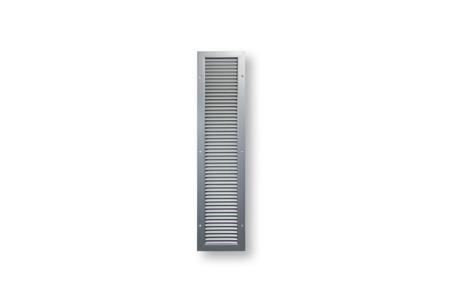 Dayus DARH Silver Return Grille Horizontal Blades Tall